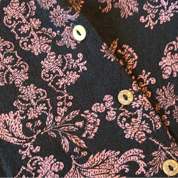 NWT FREE PEOPLE Steady Love Black Pink Top - Picture 5 of 7